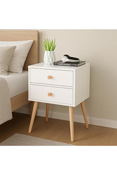 GGEROU Nightstand for Bedroom,Small Night Stand Modern Bedside Tables with Dr...