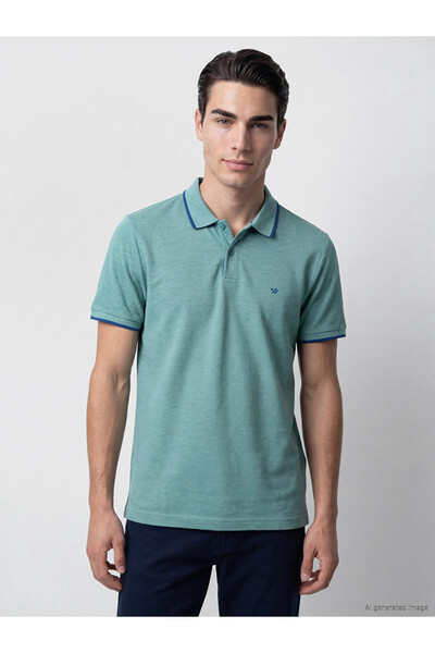 LC Waikiki Tricou verde bărbătesc