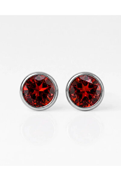 nina Cerrahi Çelik Birthstone Küpe | 316L Paslanmaz Çelik Steril Taşlı Hipoal...