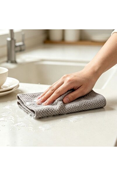 Kmt Style Microfiber kitchen cleaning cloth with Patterned 30×40 cm, absorben...