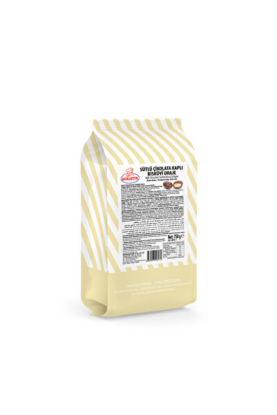 ovalette Sütlü Çikolata Kaplı Bisküvi Draje 750 gr