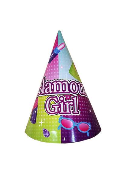Generic Brand Καπελάκια πάρτυ Glamour girl (8 τεμ)