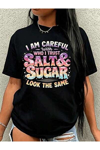 26LIK Women's‑Shirt Women's Fun Short Sleeve-Shirt 'I Carefully Choose People...