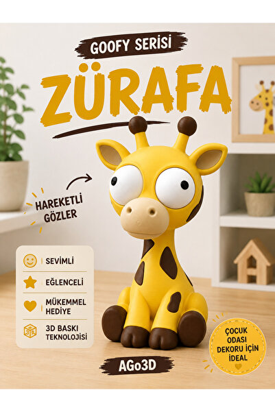 Genel Markalar ✨ Şapşal Serisi – Zürafa & Fil Kombini