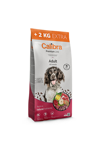 Brit Care Calibra Dog Premium Line Adult Beef 12+2 kg