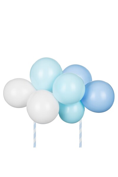 Generic Brand Topper τούρτας Μπαλόνια Μπλε