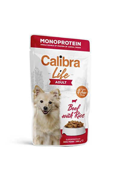 Brit Care Calibra Dog Life Pouch Adult Beef 150 g