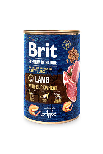 Brit Care Brit Premium by Nature Lamb with Buckwheat 400 g conserva