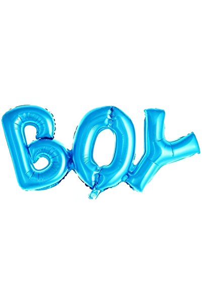 Generic Brand Μπαλόνι μπλε φράση 'BOY'