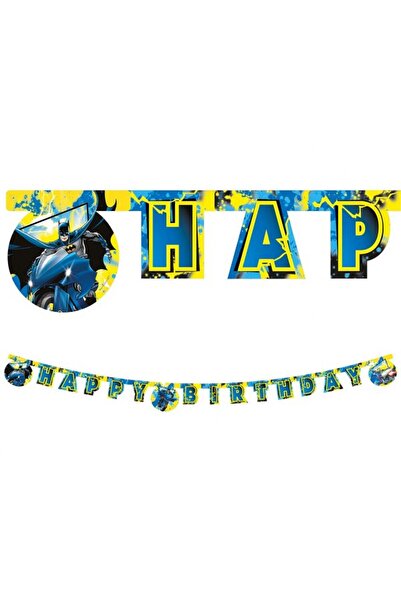 Generic Brand Banner "Happy Birthday" Batman