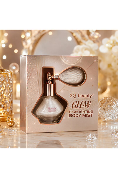 3q Beauty Beauty Glow Highlighting Body Mist – Spray Iluminator cu Sclipici p...