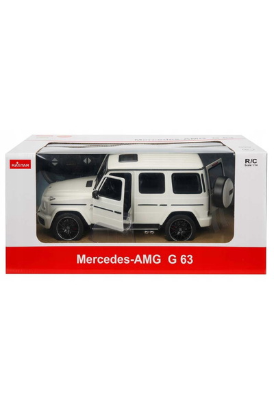 Rastar MASINA CU TELECOMANDA MERCEDES-BENZ G63 ALB SCARA 1 LA 14