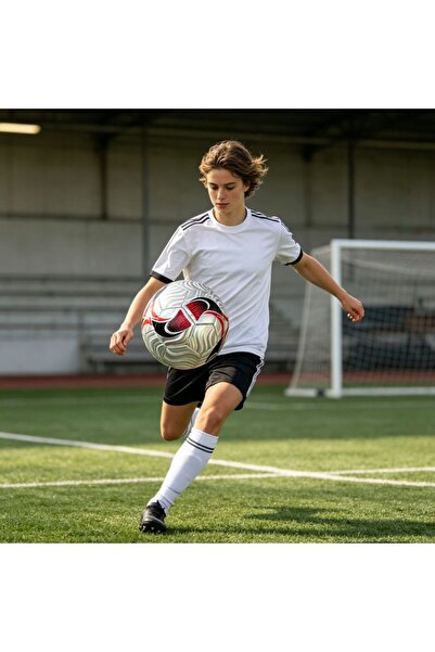 idei Stitched soccer ball, diameter 200 mm, wear-resistant, for training and ...