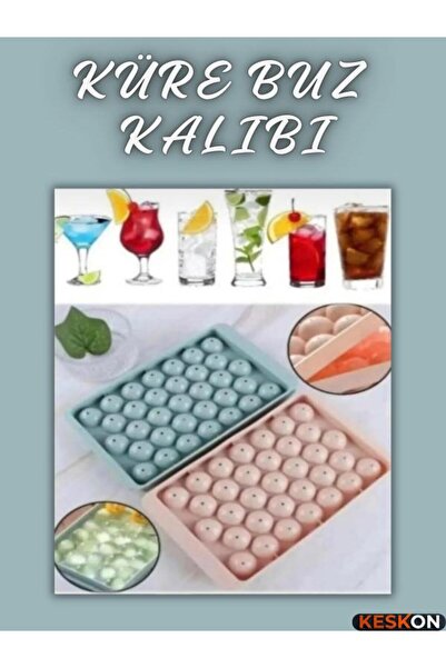 Keskon 2 Round Ice Cubes – Sphere Ice Mold, Ice Cube Tray