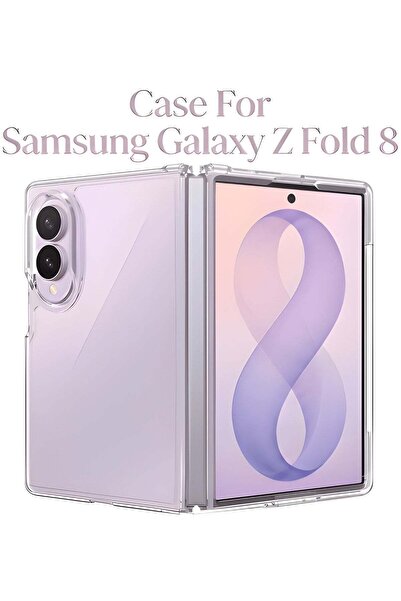 BORTONY Samsung Galaxy Z Fold 8 Clear Case Anti-Scratches Protective Cover Fo...