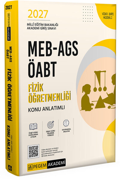 Pegem Akademi Yayıncılık 2027 MEB AGS ÖABT Fizik Öğretmenliği Konu Anlatımlı