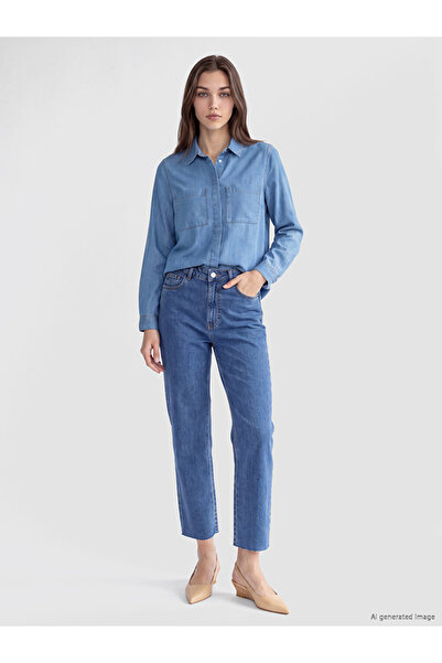 LC Waikiki High Waisted Straight Fit Women's Jeans