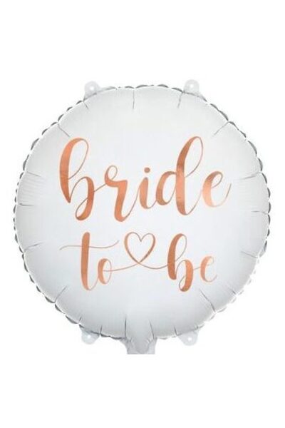 Generic Brand 18" Μπαλόνι Bride To Be Λευκό