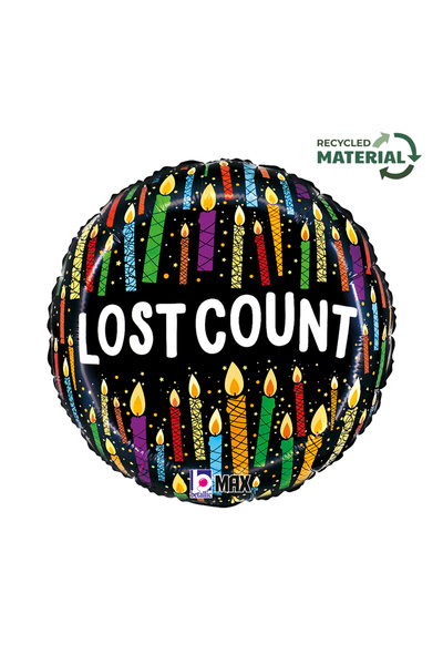 Generic Brand 18" Μπαλόνι Γενεθλίων Lost Count