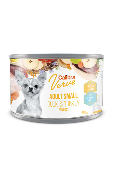 Brit Care Calibra Dog Verve GF Adult Small Duck & Turkey 200 g