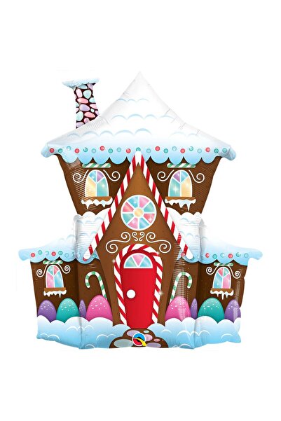 Generic Brand 37" Μπαλόνι Χριστουγεννιάτικο ''Gingerbread'' Σπιτάκι