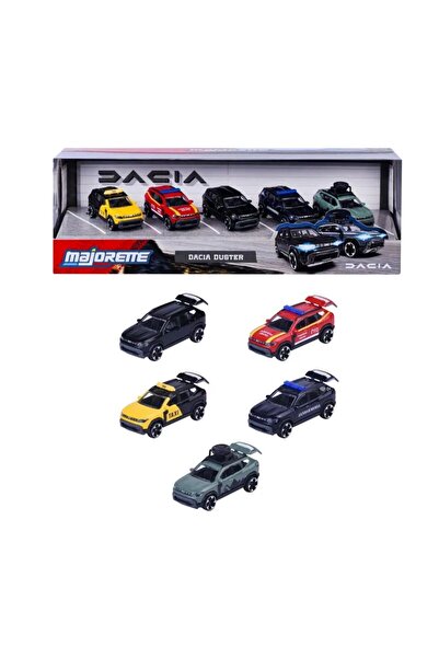 Simba MAJORETTE SET 5 MASINUTE METALICE DACIA DUSTER SCARA 1 LA 64