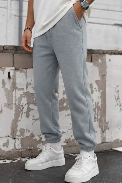 EydaMoon Pantaloni de trening oversize de iarnă pentru bărbați, cu 3 fire, cu...