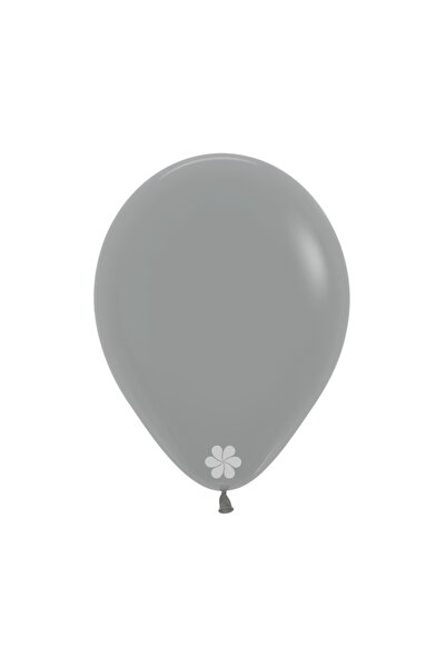 Generic Brand Λάτεξ Μπαλόνι - Γκρι Urban - 18"/45cm