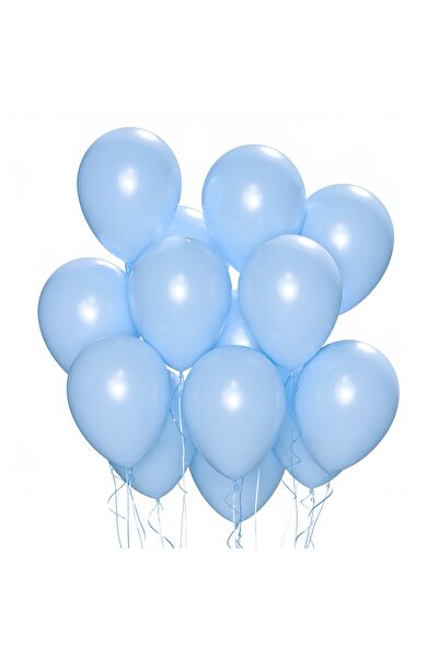Generic Brand Σετ Μπαλόνια - Παστέλ Baby Blue (12 τεμ)