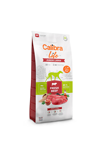 Brit Care Calibra Dog Life Junior Large Fresh Beef 12 kg
