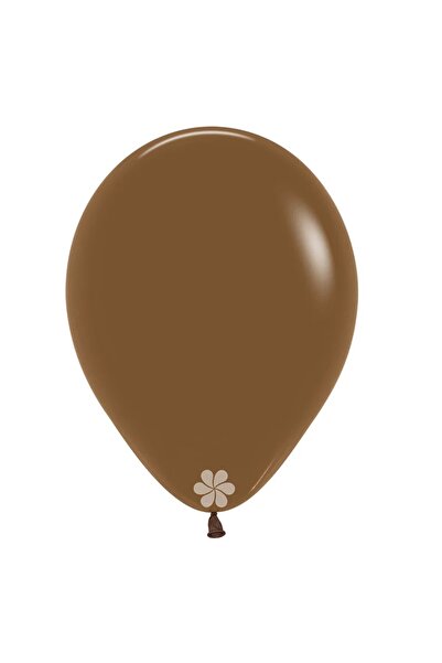 Generic Brand Καφέ Μόκα Λάτεξ Μπαλόνι - 12"/30cm (50 τεμ)