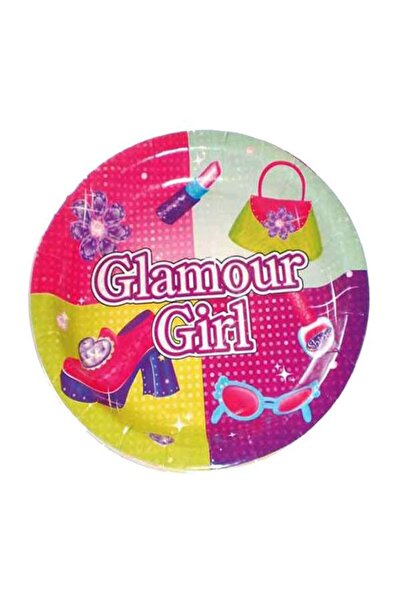 Generic Brand Πιάτα γλυκού Glamour girl (8 τεμ)