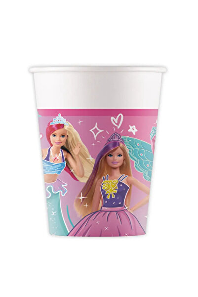 Generic Brand Ποτήρια πάρτυ Barbie Fantasy (8 τεμ)