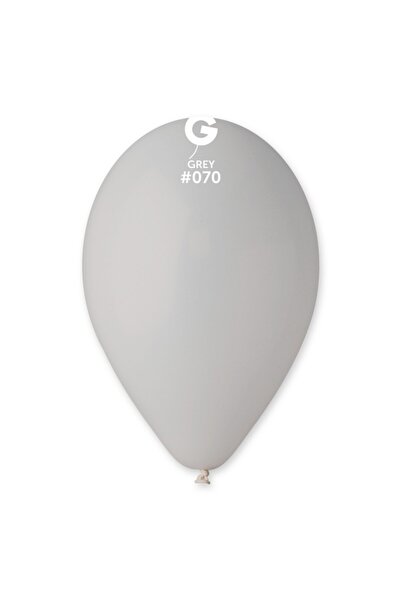 Generic Brand Γκρι λάτεξ μπαλόνι - 9"/ 28cm