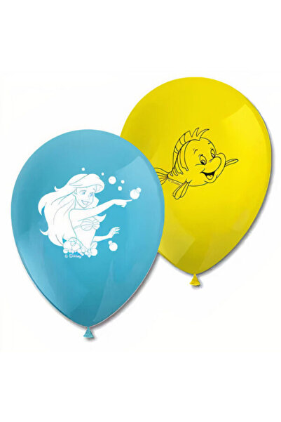 Generic Brand Λάτεξ Μπαλόνια Γοργόνα Άριελ (8 τεμ)