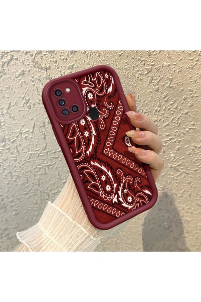 CHICASELUX Samsung Galaxy A21S Compatible Retro Carpet Collage Aesthetic Prin...
