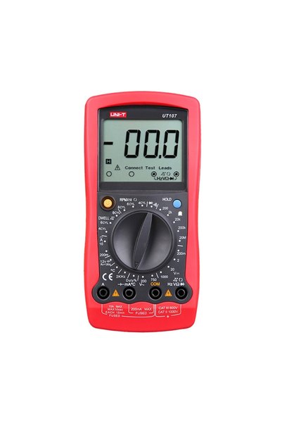unı-t UT107 Ψηφιακό Πολύμετρο Αυτοκινήτου, AC/DC, Ρεύμα, Αντίσταση, Θερμοκρασ...