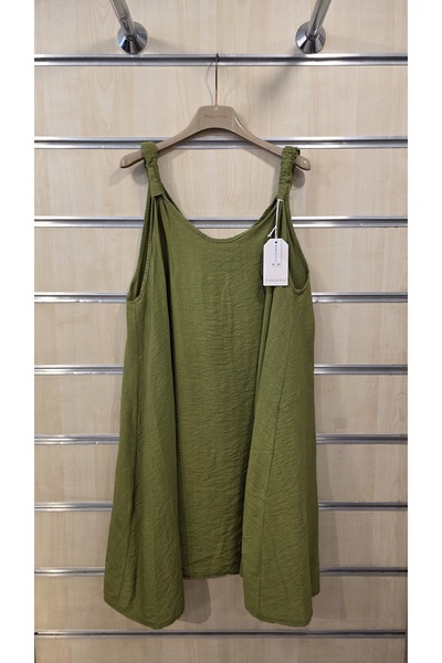 Park Moda Italian Short Dress with Straps