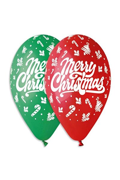 Generic Brand Χριστουγεννιάτικο μπαλόνι τυπωμένο Merry Christmas (25 τεμ)