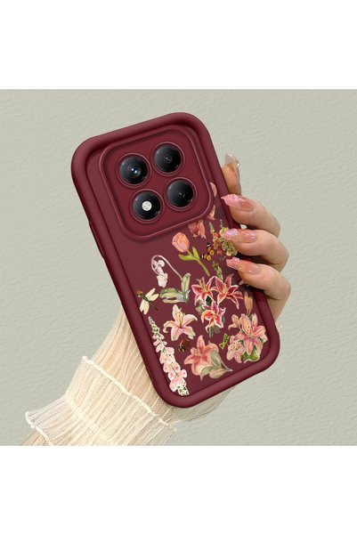 CHICASELUX حافظة من السيليكون الناعم متوافقة مع Redmi Note 14 Pro 4G، بخلفية ...