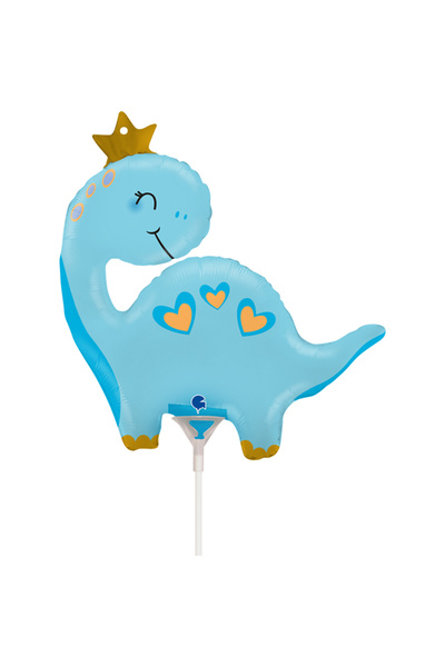 Generic Brand 14” Mini Shape Μπαλόνι Blue Dino