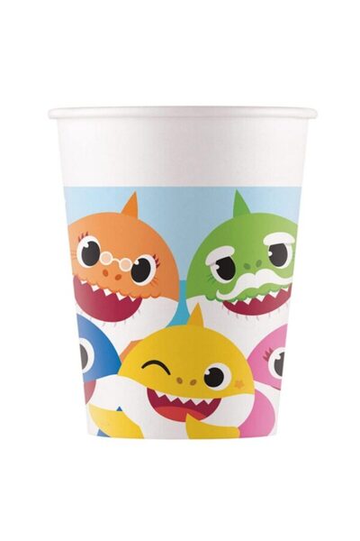 Generic Brand Ποτήρια Baby Shark (8 τεμ)