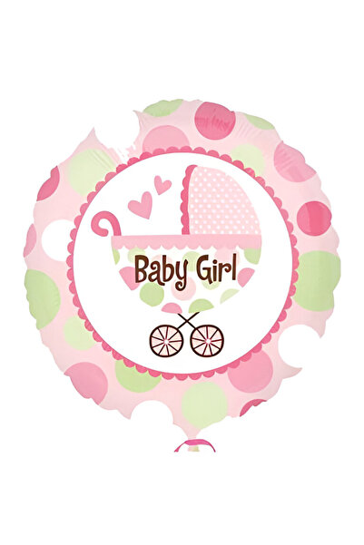 Generic Brand 18" Μπαλόνι Baby Girl Καρότσι