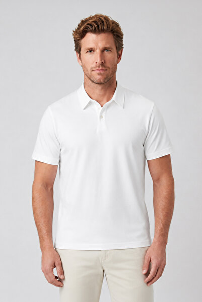 goffra Tricou Polo Prestige pentru bărbați, din bumbac Pima 110s, mercerizat ...