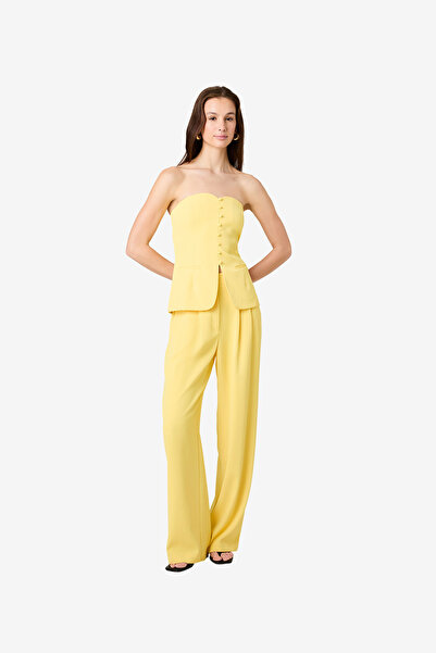 French Connection Women's Dsy Ylw Harrie Suiting Trouser