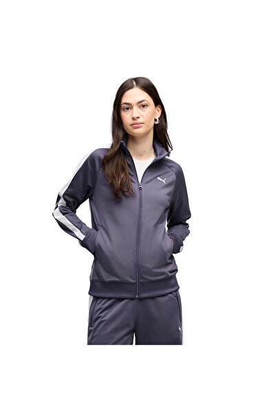 Puma T7 Track Kadın Mor Günlük Stil Eşofman Üstü 69246635