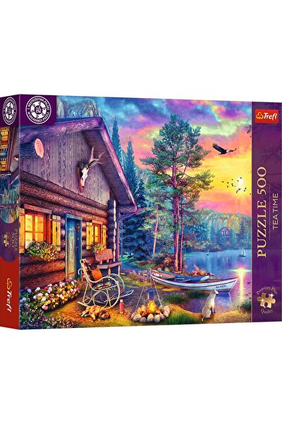 Trefl PUZZLE 500 PREMIUM PLUS TEA TIME CABANA APUS DE SEARA