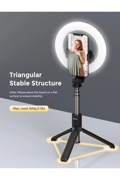 MPOW PA213B Ring Light with Tripod Stand & Phone Holder(tiktok)