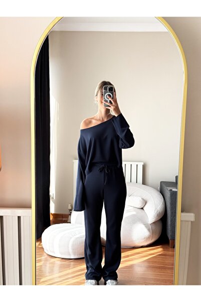 LolaCollection Kayık Yaka Modal Eşofman Takımı