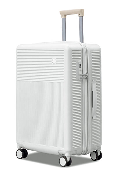 ZAAPPY Monarch Expandable PC Medium Checked 24 Inch (20-25kg) Luggage, Hard S...